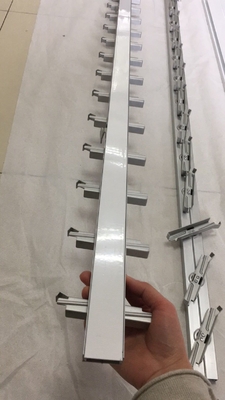 5.8-6.0M Length Aluminium Fence Panel Louver System Hardware Kit for Structure Profile