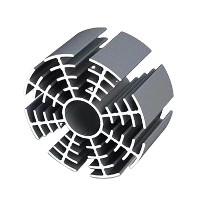 Black Anodized Aluminium Heatsink Profile for Windows and Doors Shengxin 6063 T5