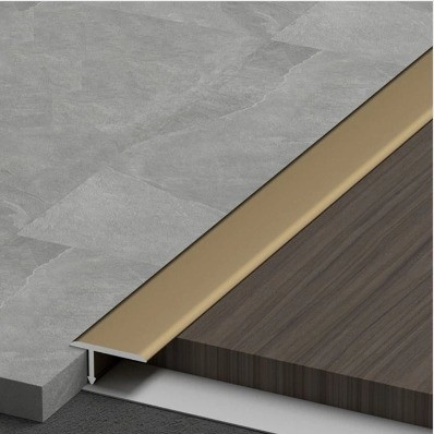 Standard GB5237-2008 Aluminum T Profile Tile Trim For Wall Floor T Shape Tile Trims