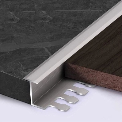 Standard GB5237-2008 Aluminum T Profile Tile Trim For Wall Floor T Shape Tile Trims