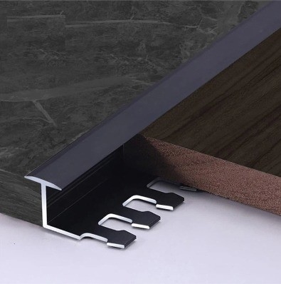 Standard GB5237-2008 Aluminum T Profile Tile Trim For Wall Floor T Shape Tile Trims