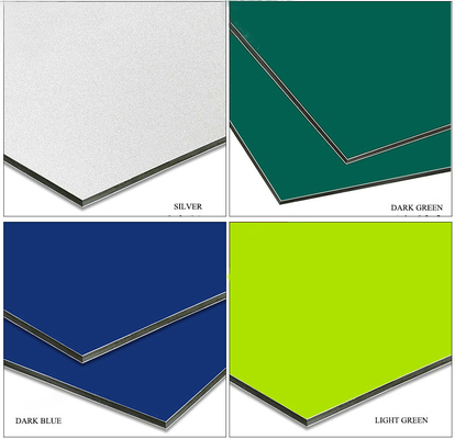 Customized Colors Aluminum Alloy Door Material ACP Wall Panels for Exterior Application