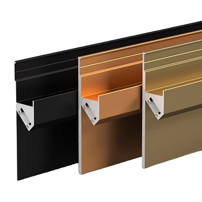 Aluminum Tile Trim Corner with Deep Process Punching Drilling Precision Cutting CNC