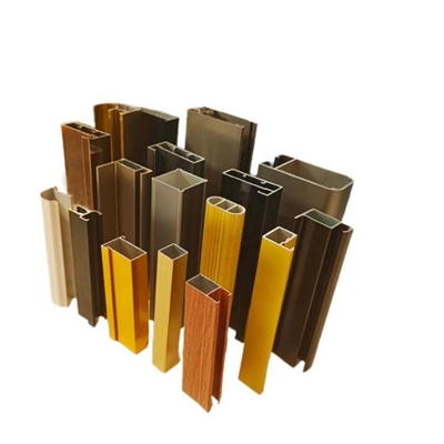 5.8-6.0M Welding Aluminium Profile For Wardrobe Sliding Door Processing Service