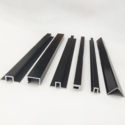 6063 T5 Customized Colors T Shape Aluminium Trim Profiles for Wall and Porcelain