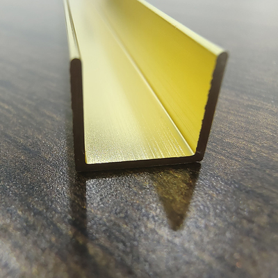 Metal Tile Trim 10mm U Shaped Corner Strip Aluminium Profile for Wall Corner Edge