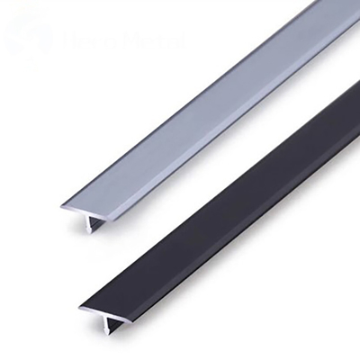 6063 T5 Customized Aluminum Profile For Stretch Ceilings Transition Decoration Strip
