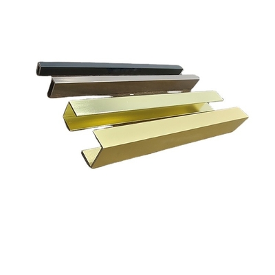6063 T5 Customized Aluminum Profile For Stretch Ceilings Transition Decoration Strip