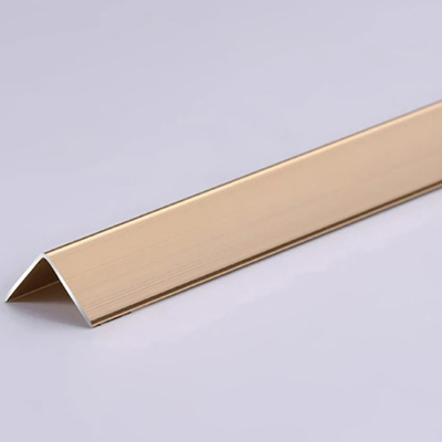 6063 T5 Aluminium Transition Strip Customized by Samples or Drawings for Wall Panel