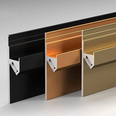 6063 T5 Aluminium Transition Strip Customized by Samples or Drawings for Wall Panel