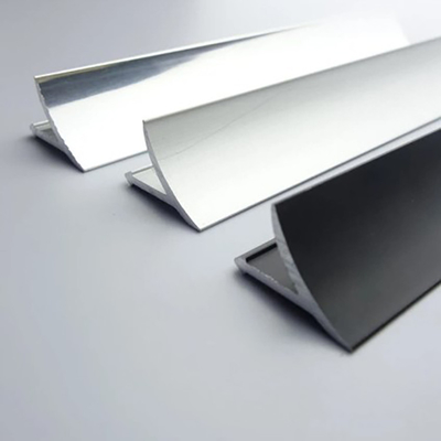 6063 T5 Aluminium Transition Strip Customized by Samples or Drawings for Wall Panel