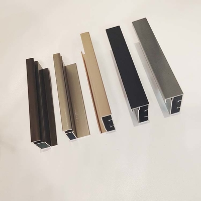 Natural Customized 6063 6061 T5 Aluminium Profiles for Shower Room Window and Pergola