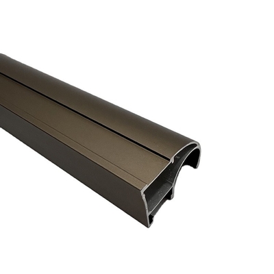 Champagne Anodized Aluminium Sliding Windows Frames with Nylon Screen Netting Material