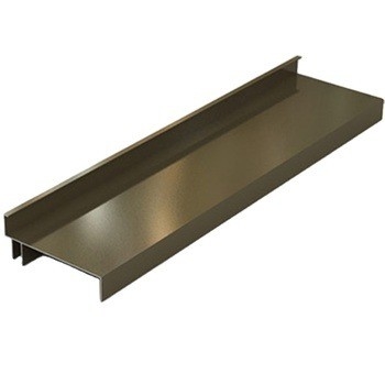Champagne Anodized Aluminium Sliding Windows Frames with Nylon Screen Netting Material