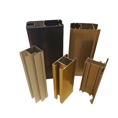 Polymer Door Type Customized Colors Silver Black Golden Shining Aluminum C Channel for Shower Bathroom