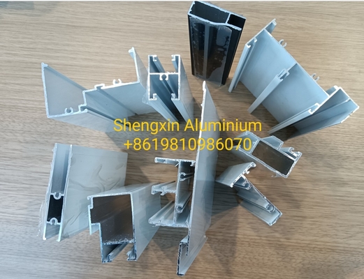 Rustic Design 6063 Alloy Aluminum Extrusion Profile for Windows and Doors in Mexico