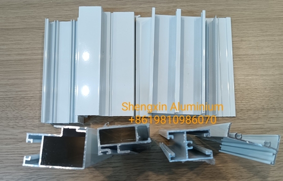 Rustic Design 6063 Alloy Aluminum Extrusion Profile for Windows and Doors in Mexico