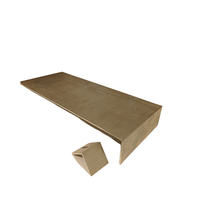 EN-AW6063 Grade Angle Aluminium Customized for Single and Double Fixing Brackets
