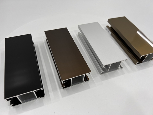 Customized Anodized Aluminum Sliding Window Profiles Extrusion GB5237.1-2008 Standard