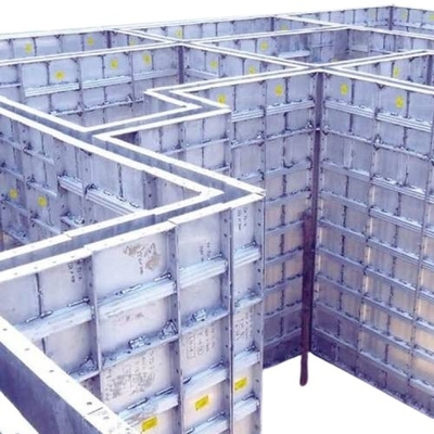 SHENGXIN 6063-T5 Aluminum Frame Aluminium Slab Formwork for Courtyard Concrete Mould