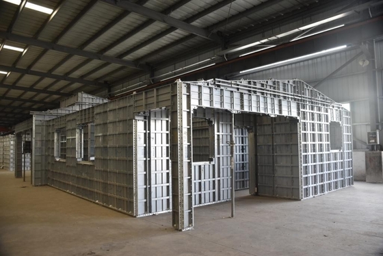 SHENGXIN 6063-T5 Aluminum Frame Aluminium Slab Formwork for Courtyard Concrete Mould