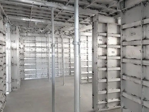 SHENGXIN 6063-T5 Aluminum Frame Aluminium Slab Formwork for Courtyard Concrete Mould