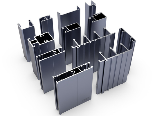 Anodizing Aluminum Profiles Frame with Punching Driling Precison Cutting CNC Process