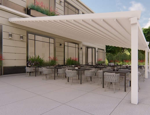 Aluminum Alloy Door Material Durable Powder Coating for Customized Pergola Profiles