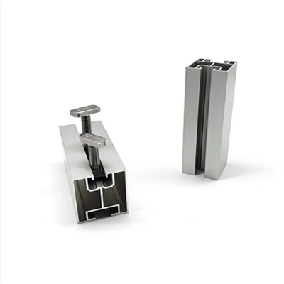 Square T5 Aluminum Alloy Profile for Solar Panel Ground Mounting Structure Exporter