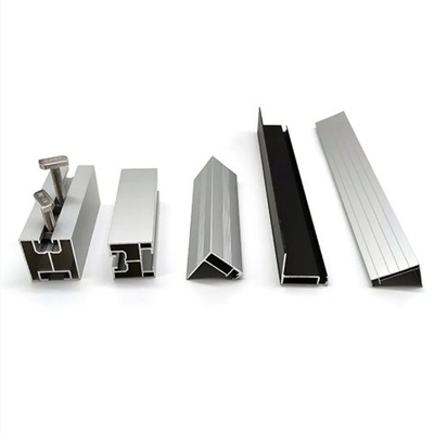 Square T5 Aluminum Alloy Profile for Solar Panel Ground Mounting Structure Exporter