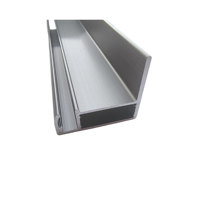 Polymer Door Type 6063-T5 Aluminum Frame Custom Aluminium Kitchen Cabinet Profiles