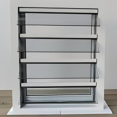 Directly Supply Aluminum Insulated Glass Sun Louver Windows for Customer's Requirment