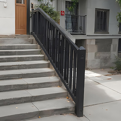 T5 Aluminum U Channel Glass Handrail Railing Balustrade Post Profile for Terrace Fencing