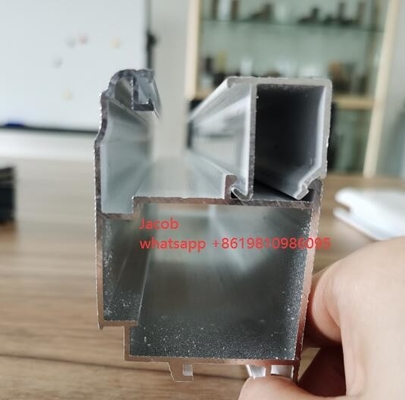6063 Grade Anthracite Powder Coating Aluminium Profiles for Madagascar Windows and Doors