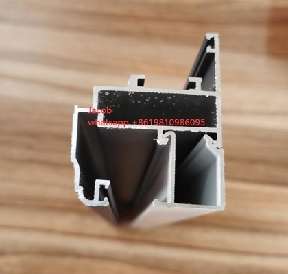 6063 Grade Anthracite Powder Coating Aluminium Profiles for Madagascar Windows and Doors