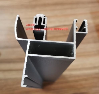 6063 Grade Anthracite Powder Coating Aluminium Profiles for Madagascar Windows and Doors