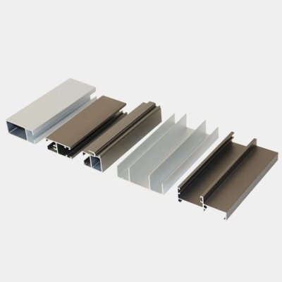 Customized Window Frames with T5 Temper Aluminum Profiles Anodized and Matte Color