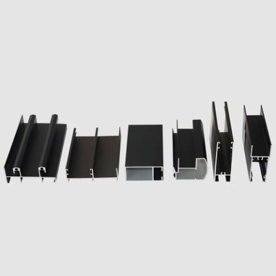 Customized Window Frames with T5 Temper Aluminum Profiles Anodized and Matte Color