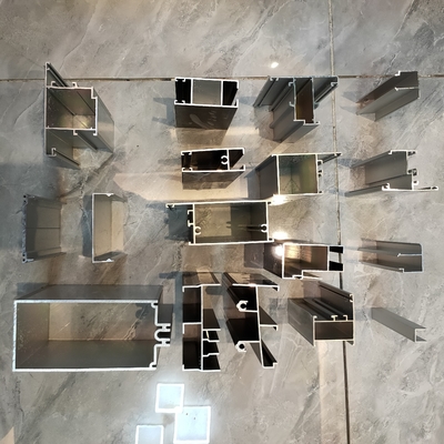 Customized Window Frames with T5 Temper Aluminum Profiles Anodized and Matte Color