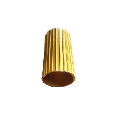 5.8-6.0M Length Round Circular Aluminium Curtain Tubes 6063 T5 Gold Anodizing Is Alloy