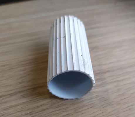 5.8-6.0M Length Round Circular Aluminium Curtain Tubes 6063 T5 Gold Anodizing Is Alloy
