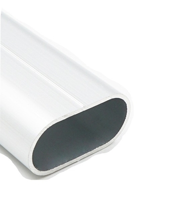 5.8-6.0M Length Shengxin Aluminum Alloy Oval Satin Anodizing Cabinet Wardrobe Thickened Clothing Hanging Rod