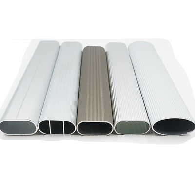 5.8-6.0M Length Shengxin Aluminum Alloy Oval Satin Anodizing Cabinet Wardrobe Thickened Clothing Hanging Rod