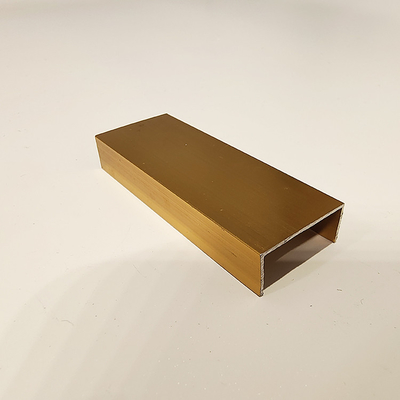 Custom Matt Black Anodized Aluminium Profile for Glass Kitchen Cabinet Doors 6000 Series Grade
