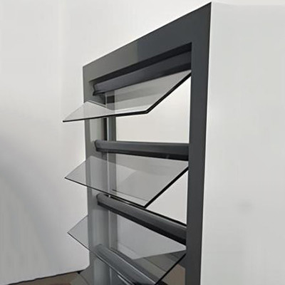 Custom Black Aluminium Folding Windows with T3-T8 Temper and Aluminum Extruded Profiles