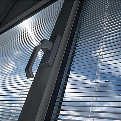 Custom Black Aluminium Folding Windows with T3-T8 Temper and Aluminum Extruded Profiles