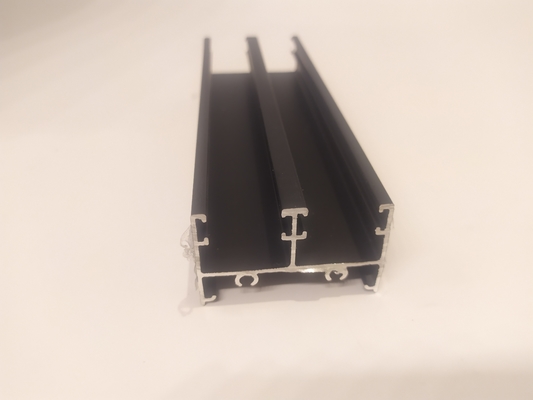 Custom Black Aluminium Folding Windows with T3-T8 Temper and Aluminum Extruded Profiles