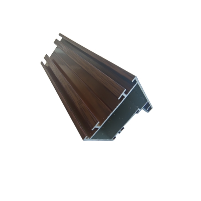 Aluminum Alloy Frame Golden Customized Extrusion Profiles for 6000 Series Window Profile