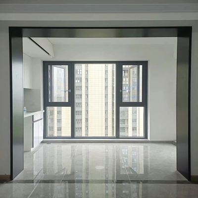 Aluminium Door Frame Profile for Windows and Doors Thickness 0.8mm-2.0mm Customizable