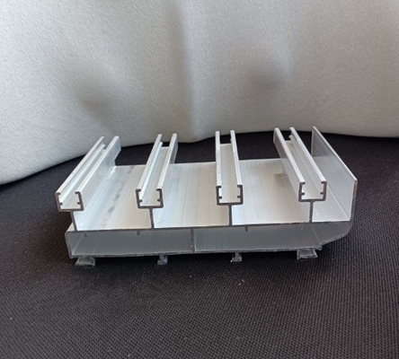 6063 Grade Grey Powder Coating Aluminium Profiles for Madagascar Windows and Doors